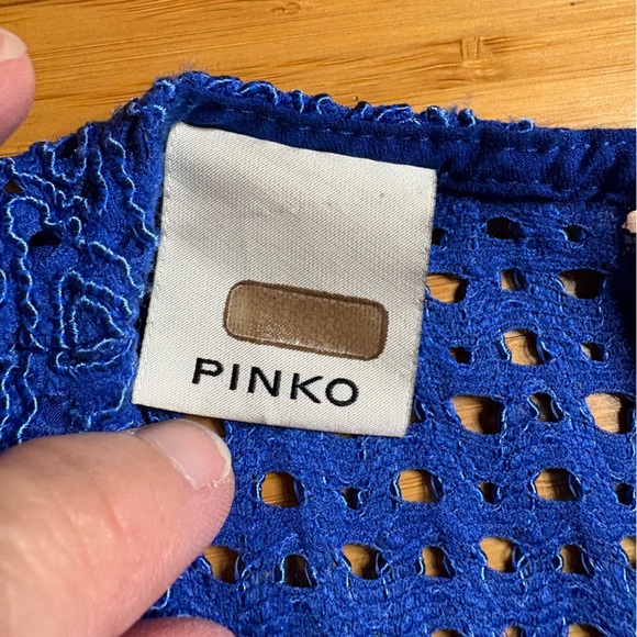 EUC Pinko- Laser Cut Midi Dress. Size US 0 - Picture 7 of 16